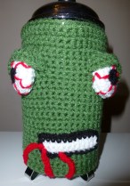 Zombie coffee cosy